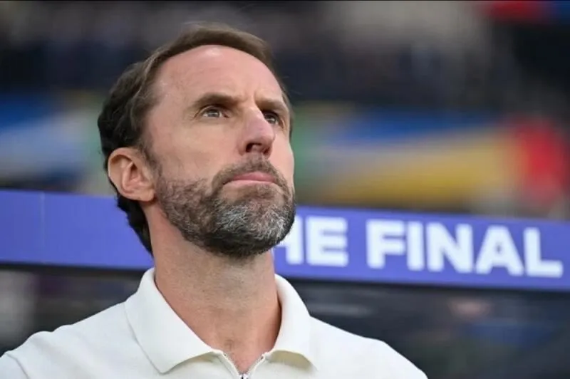 Gareth Southgate điều hành Đội tuyển Anh trong trận chung kết Euro 2020 trước đội Ý.